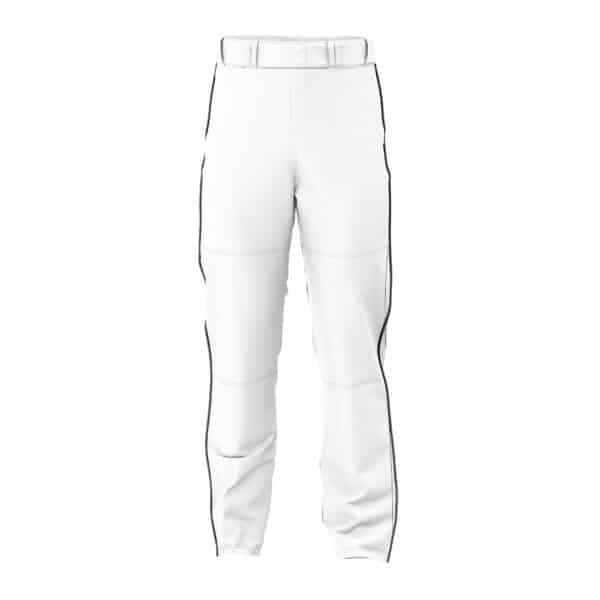 M Sports Baseball Pants Wit Met Grijze Piping