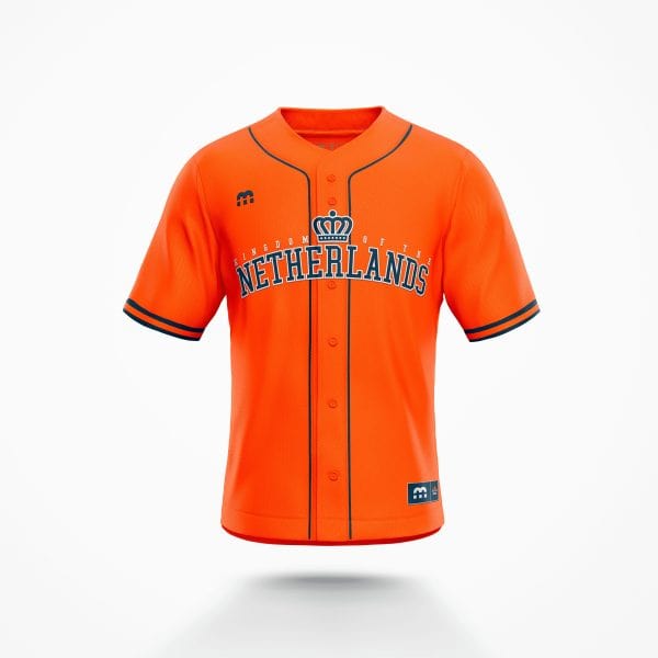 Kingdom Of The Netherlands – Baseball Home Jersey