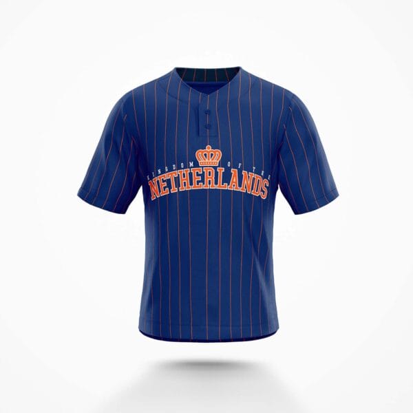 Kingdom Of The Netherlands Jersey - Navy Pin Stripe, Unisex