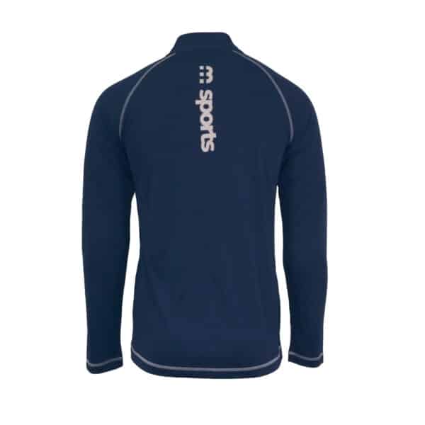M Sports Sportshirt Longsleeve Half Zip Navy - Afbeelding 2