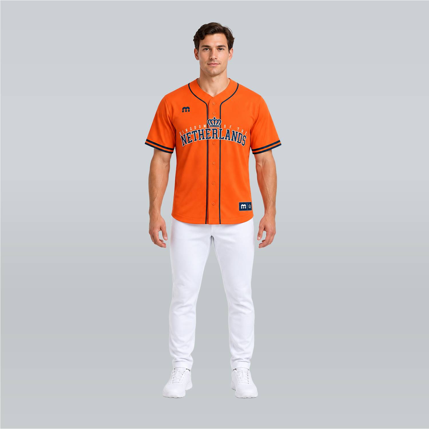 Kingdom Of The Netherlands – Baseball Home Jersey