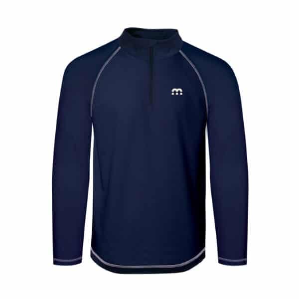 M Sports Sportshirt Longsleeve Half Zip Navy
