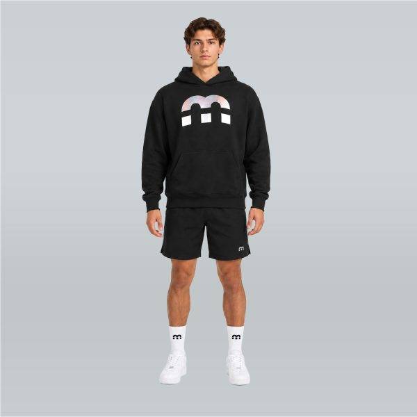 M Sports Hoodie Black-Silver