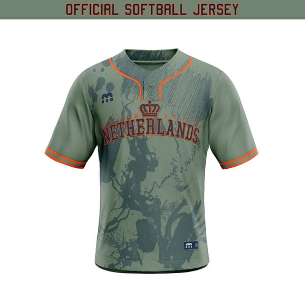 Kingdom Of The Netherlands – Official Softball Alternate Jersey