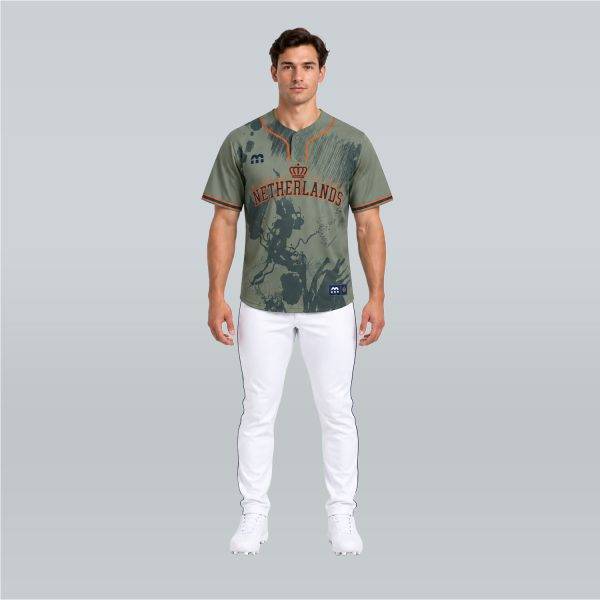 Kingdom Of The Netherlands – Official Softball Alternate Jersey