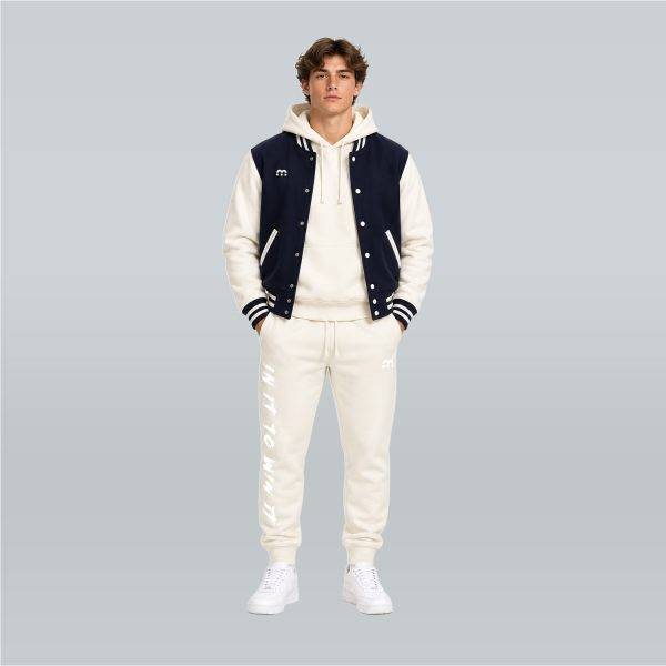 M Sports College Jacket Navy-White