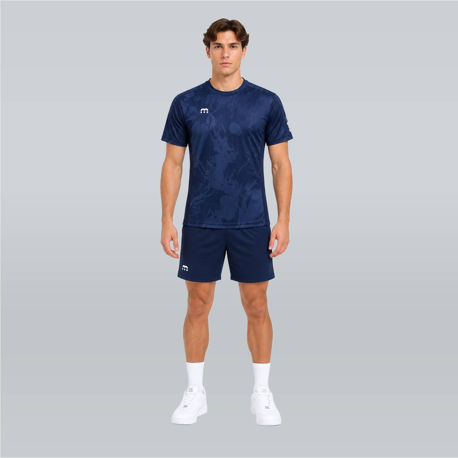 M Sports Paint Splatter Sportshirt Navy