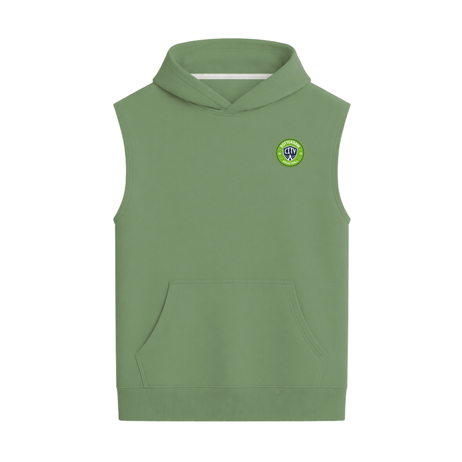 M Sports Hoodie Green No Sleeve - Afbeelding 4
