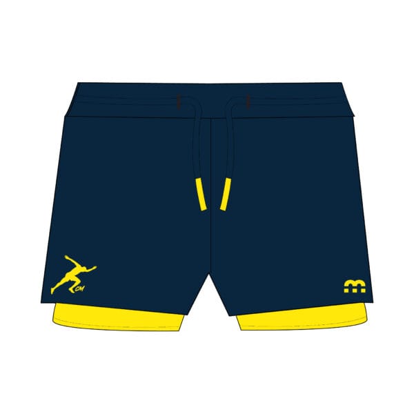 Churandy Martina 2-In-1 Split Short Navy Men