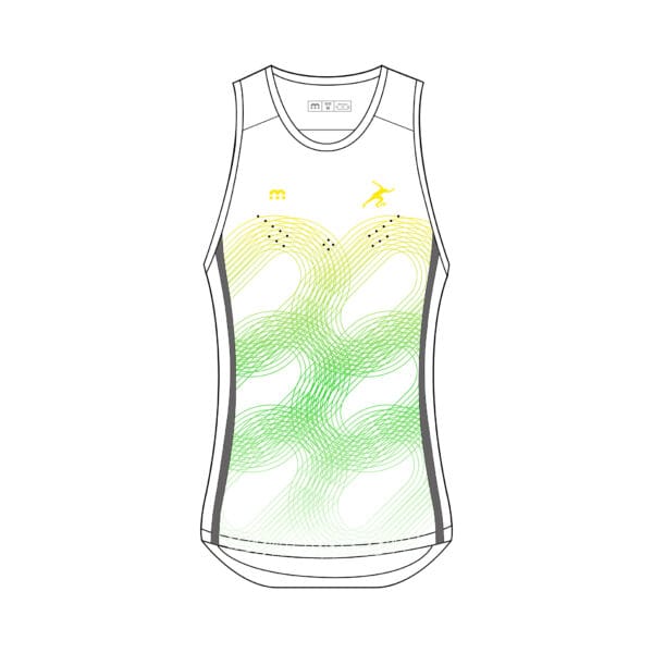 Churandy Martina Running Singlet White Women