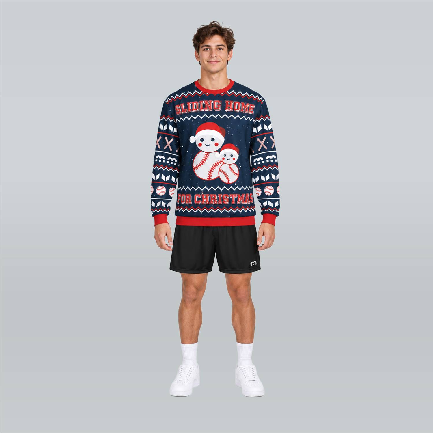 Sliding Home For Christmas - Ugly Sweater
