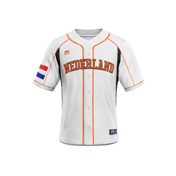 Kingdom Of The Netherlands – Baseball Retro 2011 Home Jersey