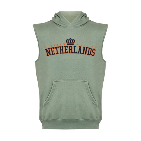 M Sports Hoodie Green No Sleeve