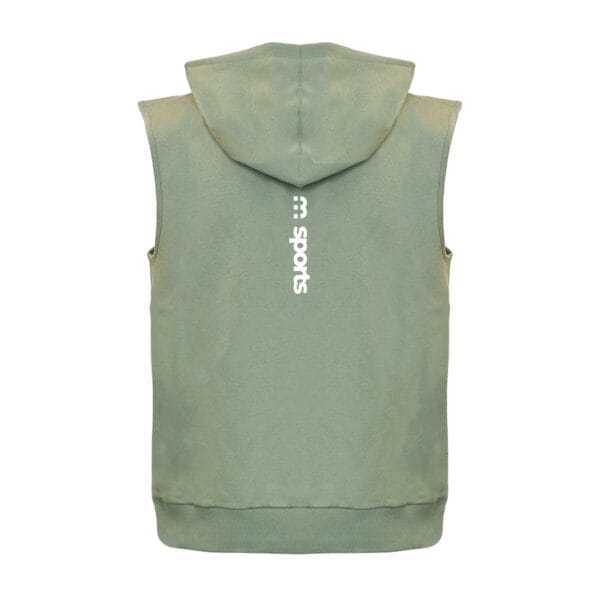M Sports Hoodie Green No Sleeve - Afbeelding 3