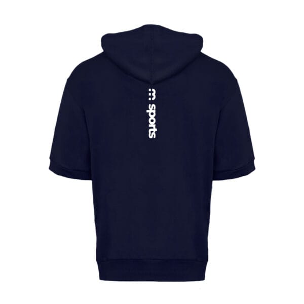 M Sports Hoodie Navy Shortsleeve - Afbeelding 4