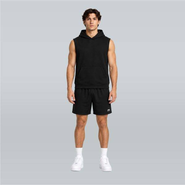 M Sports Hoodie Black No Sleeve