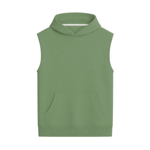 M Sports Hoodie Green No Sleeve