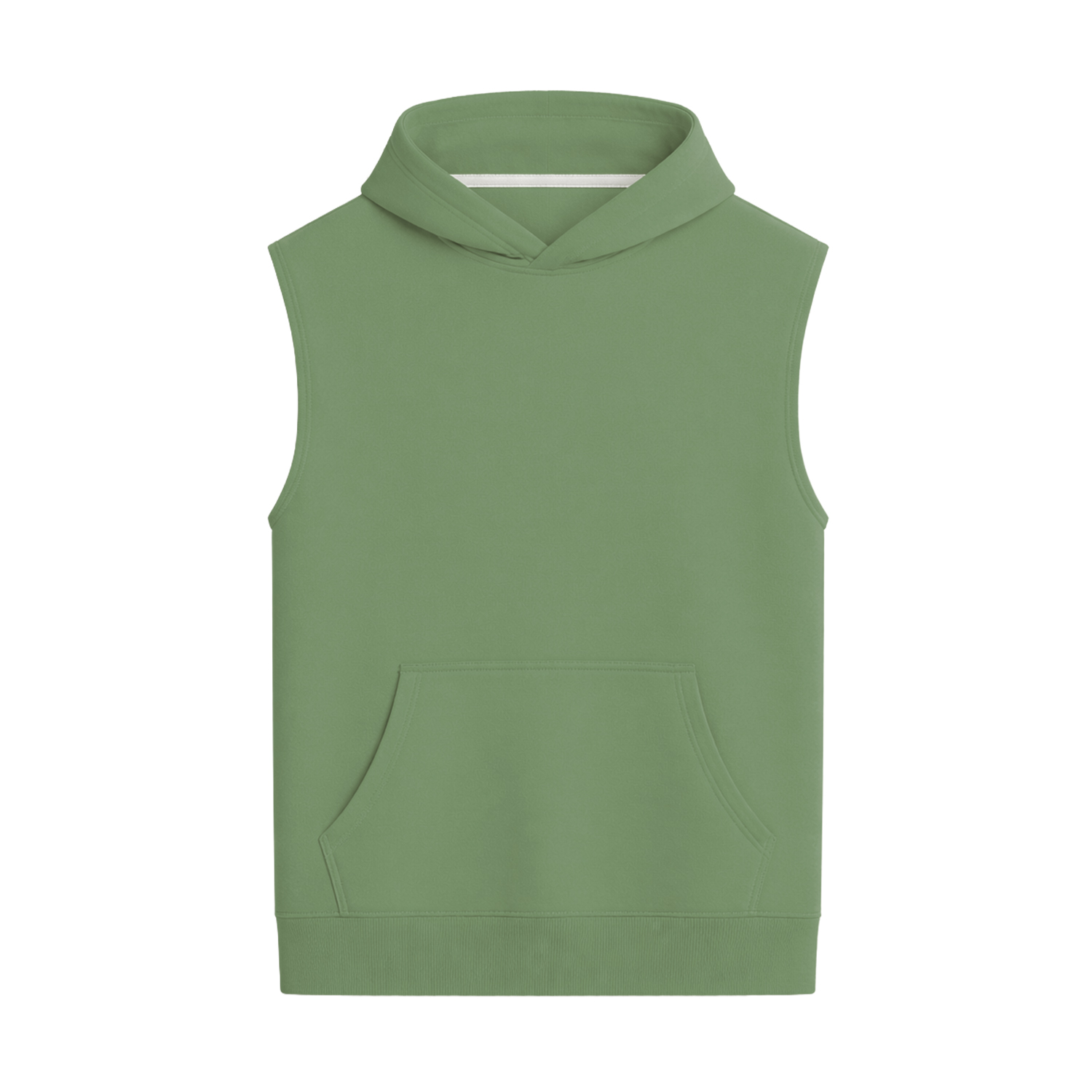 M Sports Hoodie Green No Sleeve