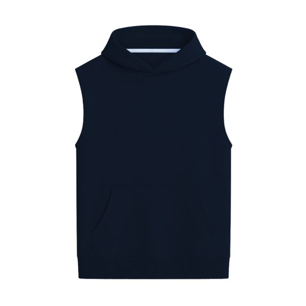 M Sports Hoodie Navy No Sleeve