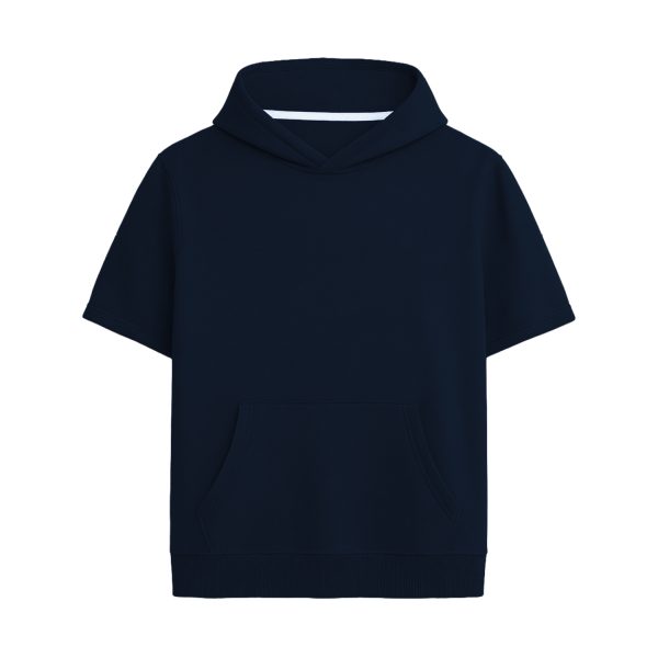 M Sports Hoodie Navy Shortsleeve