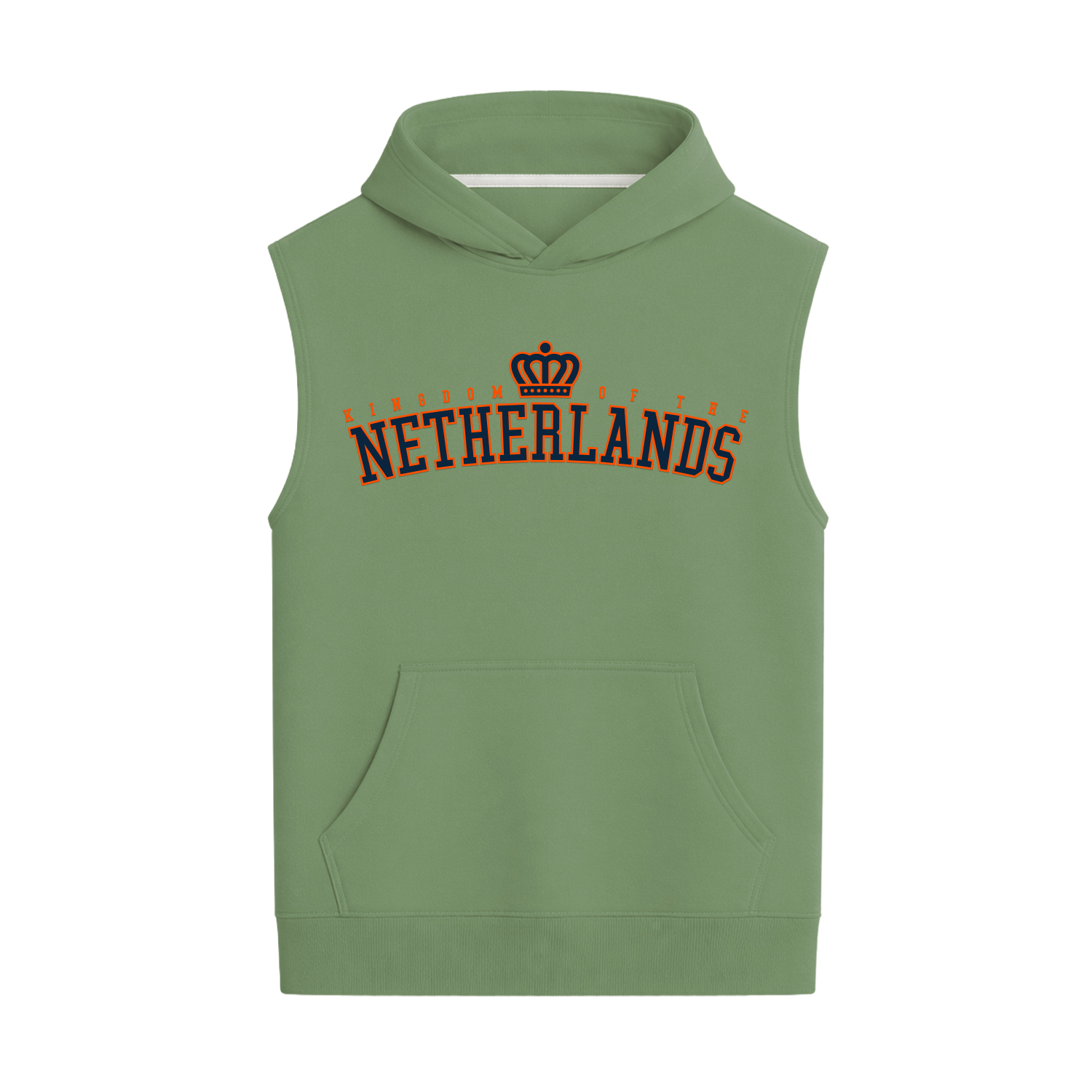 M Sports Hoodie Green No Sleeve - Afbeelding 3