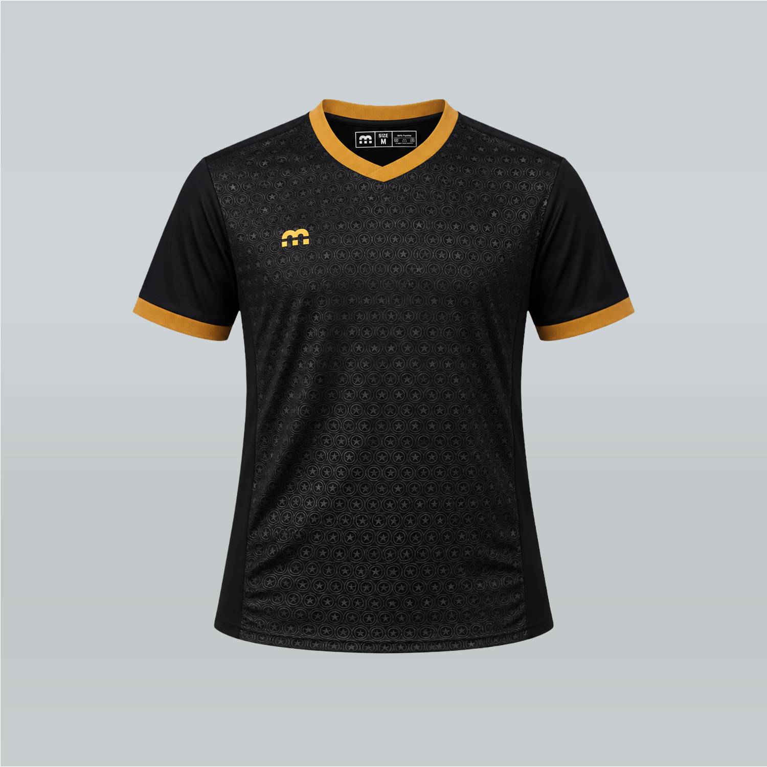 M Sports Star Trainingsshirt Black/Gold - Afbeelding 2